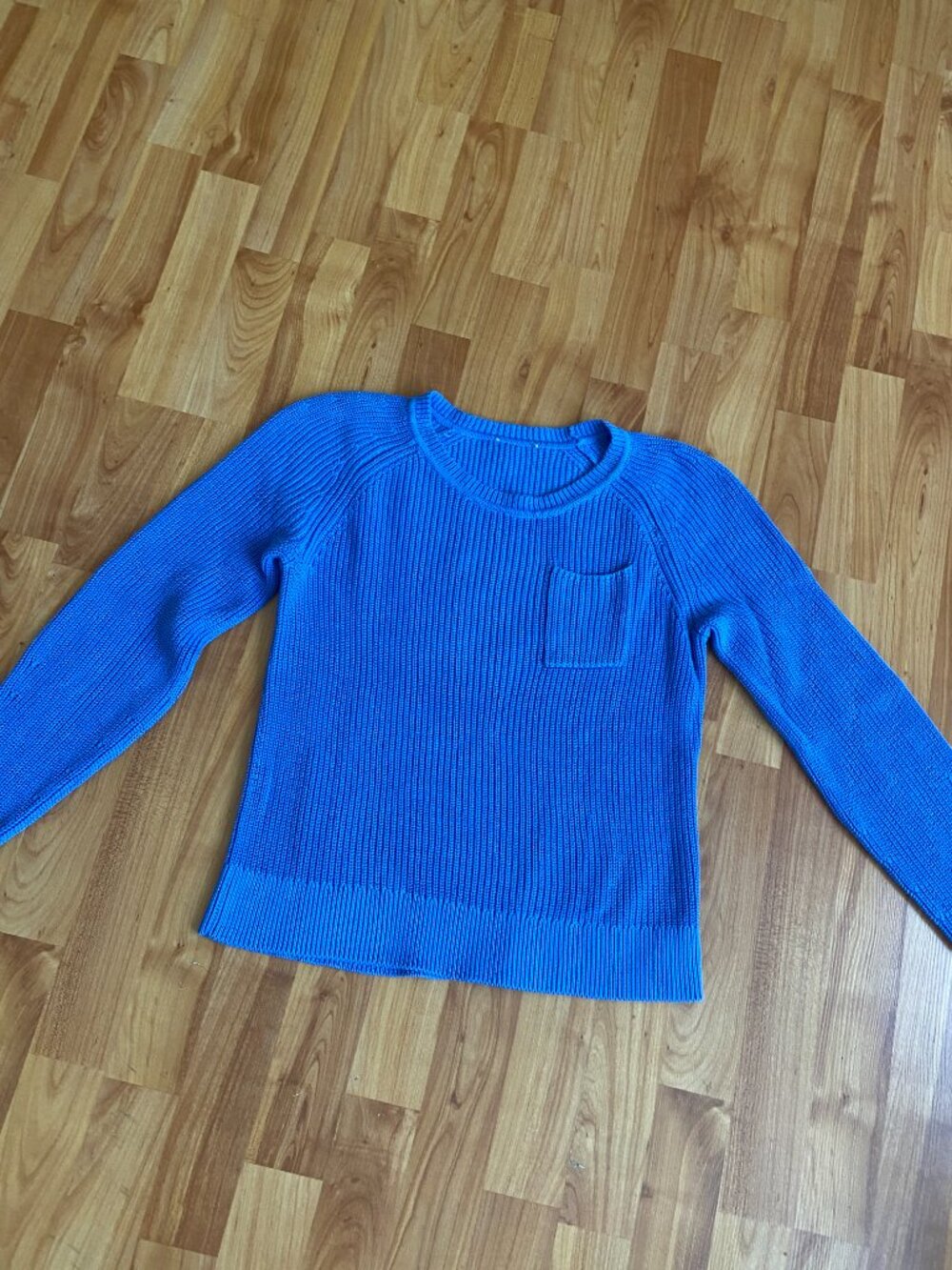 Talbots Periwinkle blue cotton crew neck sweater size small
